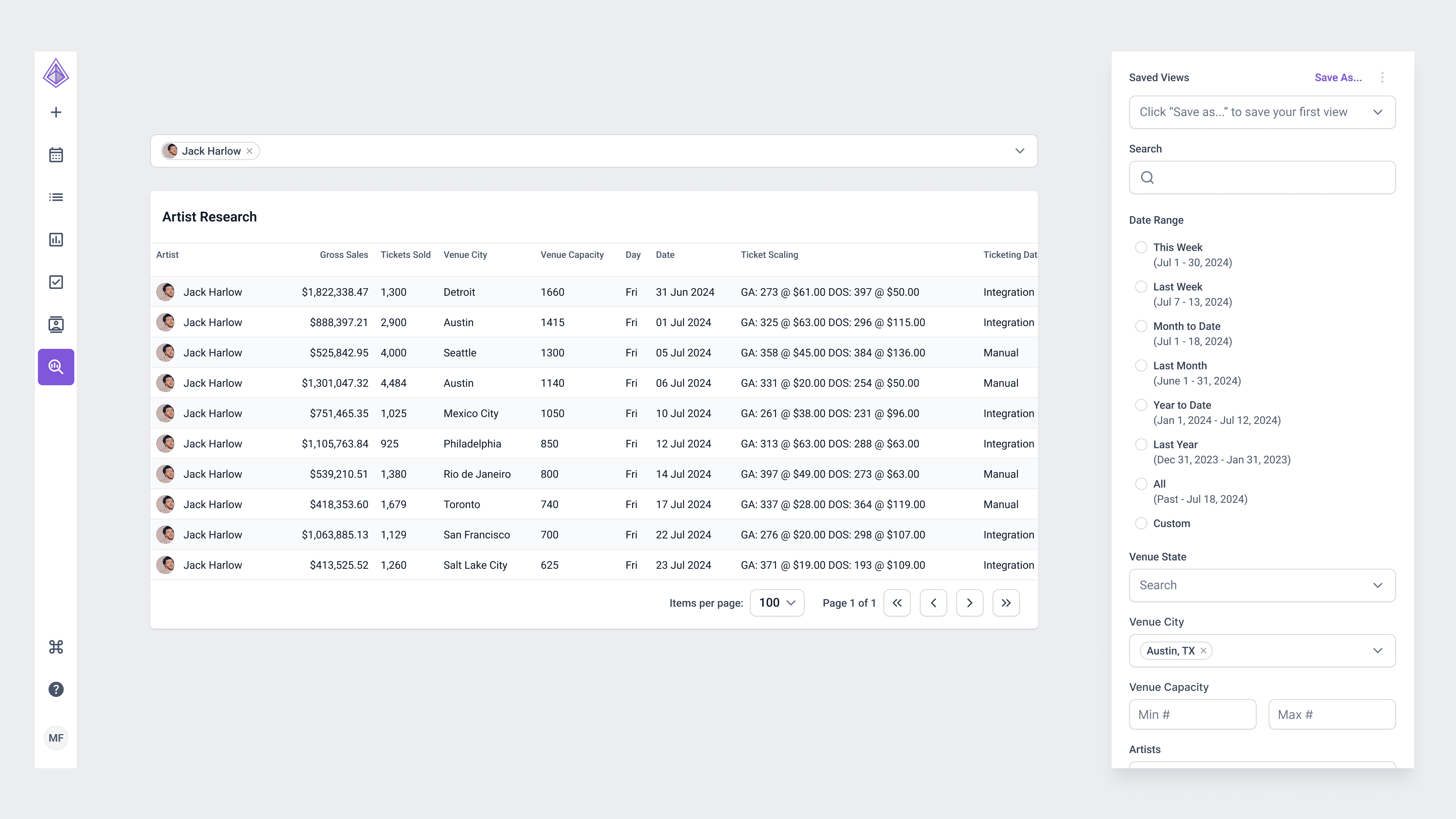 Revolutionizing Live Music Data